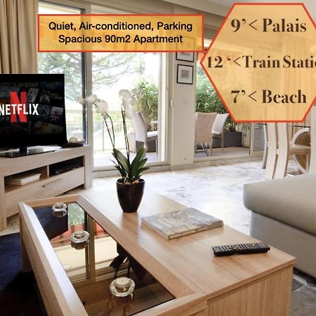 90M2 Apartement - Les Palmiers De Cannes Kültér fotó